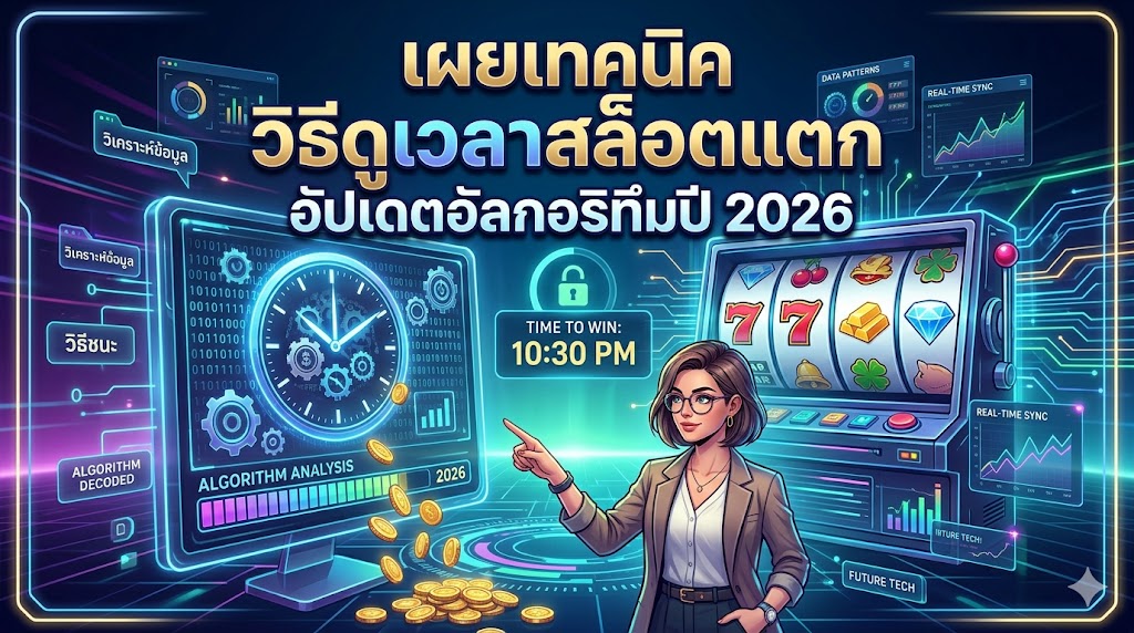 เผยเทคนิค วิธีดูเวลาสล็อตแตก อัปเดตอัลกอริทึมปี 2026