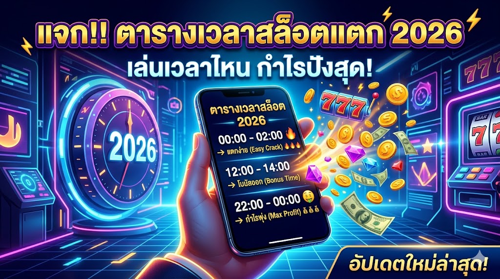 Colorful slot schedule with prizes